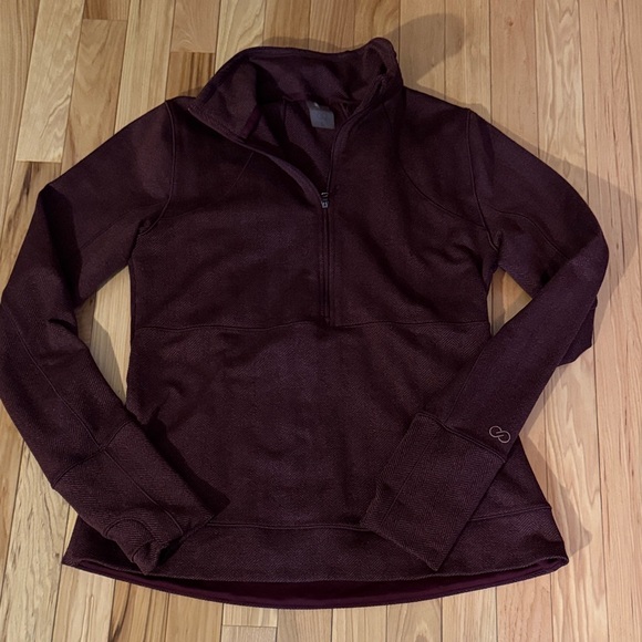 CALIA by Carrie Underwood Tops - CALIA by Carrie Underwood Burgundy Sweatshirt